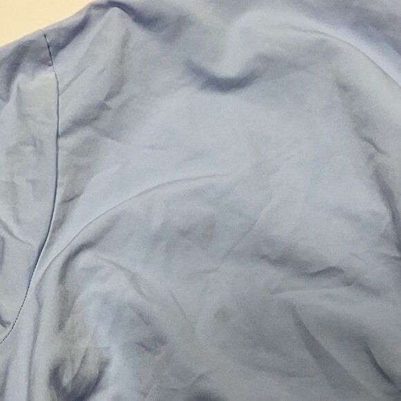 Simplee Plus Blue Ruffle Lace Belted Dress 3X - Picture 10 of 11